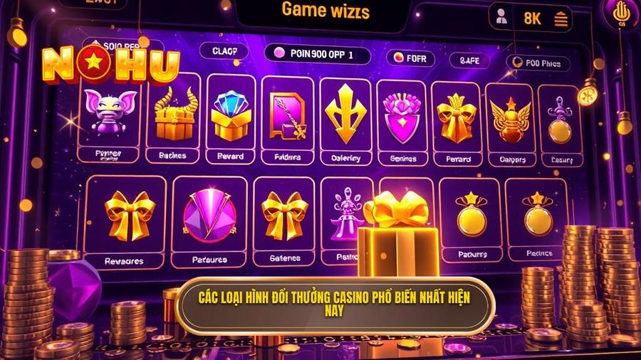 Các loại hình đổi thưởng casino online phổ biến nhất hiện nay